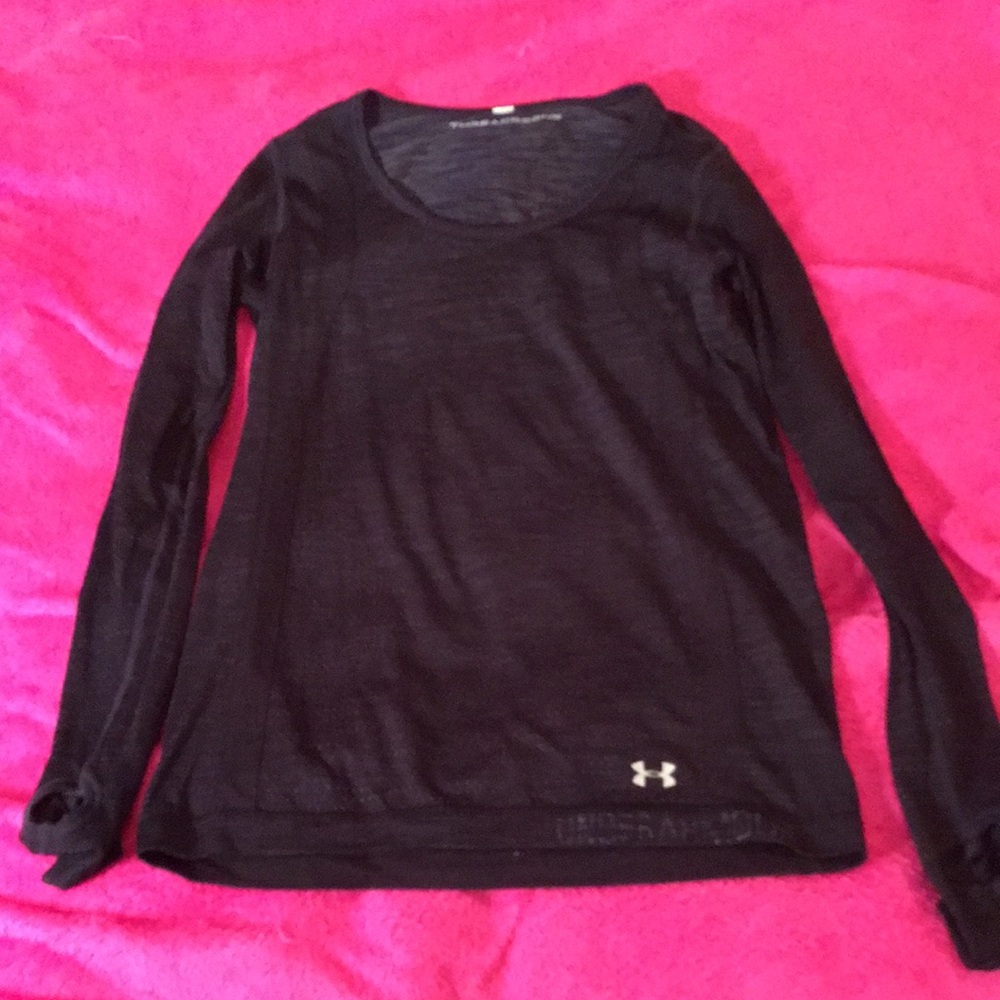 Under Armour Black Crew Neck Performance Sweater